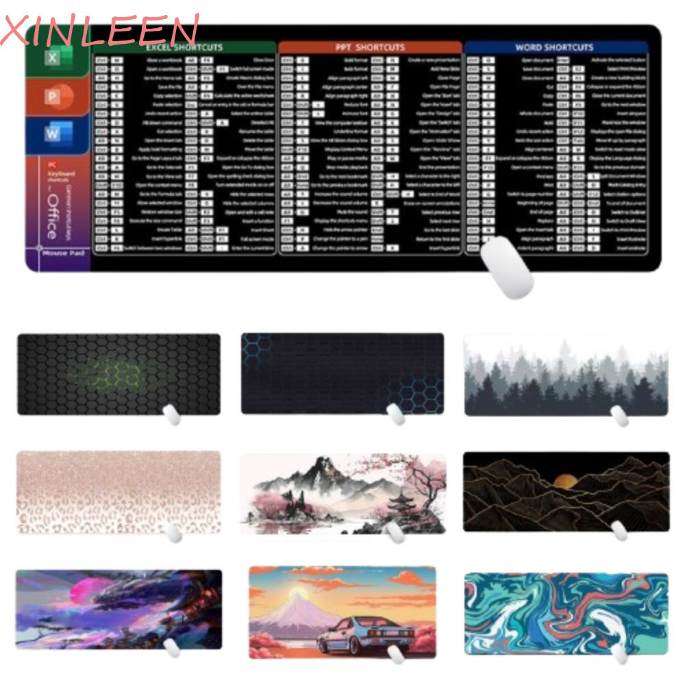 Tapetes De Teclado XINLEEN , Mouse Pad De Atalho De Escritório EXCO De ...