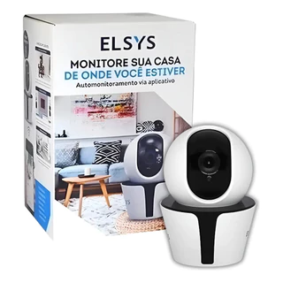 Câmera De Segurança Elsys Rotacional 360o Wi-fi Esc-wr4f