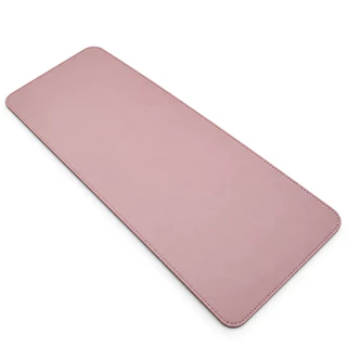 MousePad Grande Rosa Desk Pad Couro Gamer Office