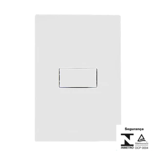 Interruptor 10a Branco Linha i9 - Ilumi em Oferta na Shopee