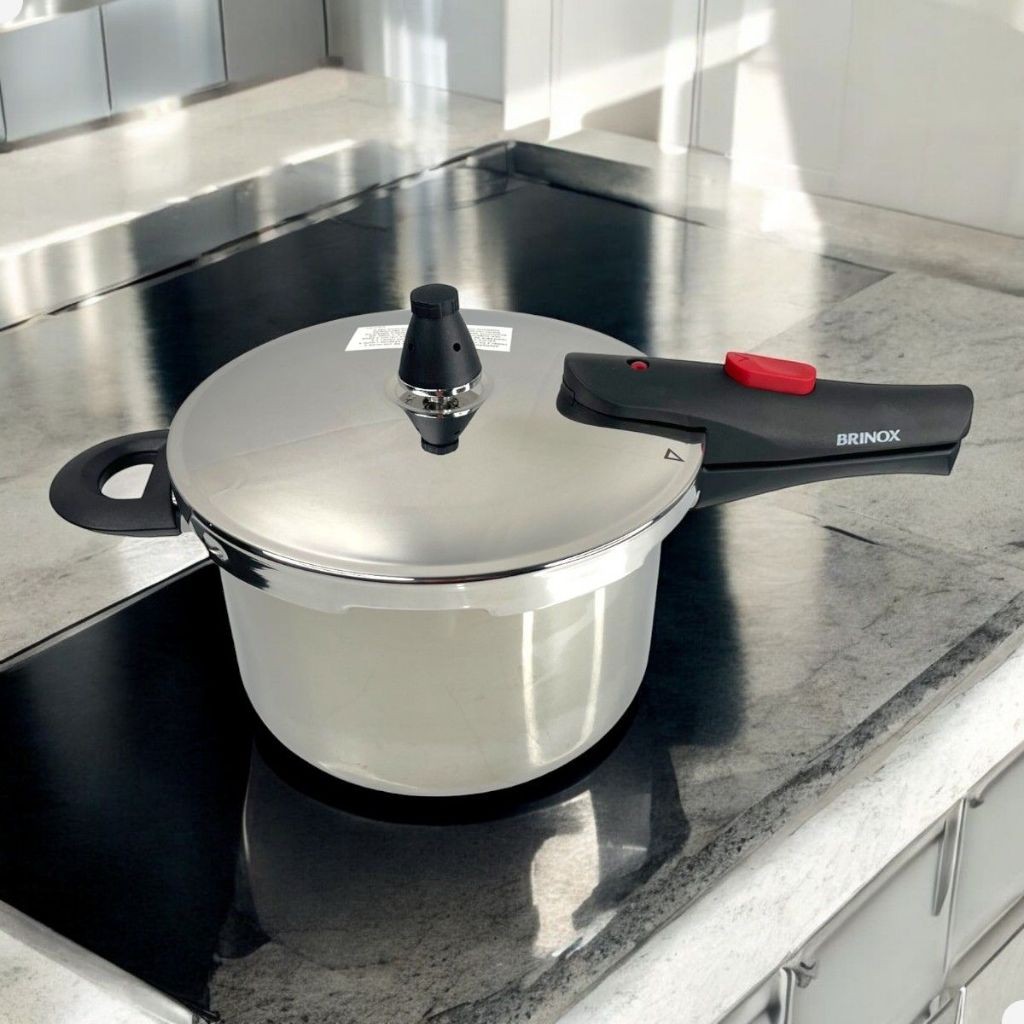 Panela de Pressão Para Fogão de Indução Brinox Ultra Inox Gás Elétrico ...