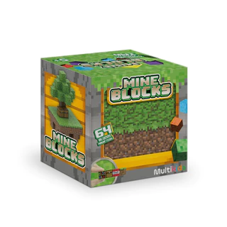 Blocos Magnéticos Mineblocks 64 Blocos - Window Box - BR2512 em Oferta na Shopee