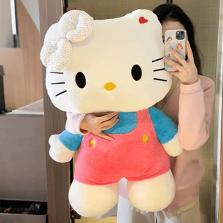 Boneca De Pelúcia Gigante Hello Kitty Oficialmente Licenciada Da Sanrio-Brinquedo Grande De 40 Cm/15.75 " Com Arco Rosa