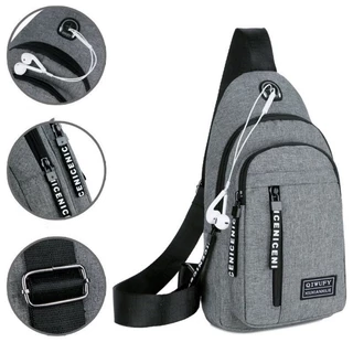 Bolsa Mochila De Peito Tiracolo Pochete Bolsa Impermeável Transversal Masculina