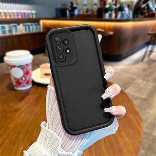 Capinha para Samsung A52 Silicone Preto Macia Reforçada Anti-Queda DW