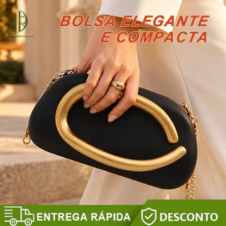 Bolsa Clutch de Noite com Novo Design de Nicho, Bolsa Transversal da Moda para Combinar com Bolsa Clutch Social