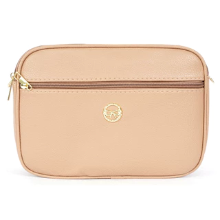 Bolsa de ombro feminina casual com 4 compartimentos e alça de couro marisa em Oferta na Shopee