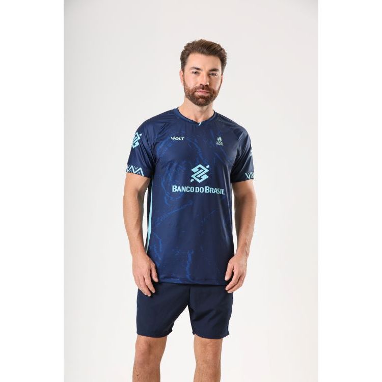 Camisa Treino Vôlei Brasil Oficial Masculina Volt