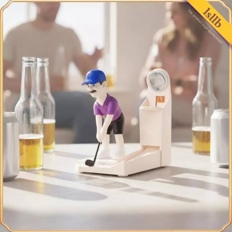 Abridor De Garrafas De Golfe , Estatueta De Mesa , Colecionável Para Bar Doméstico