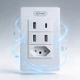 Placa Tomada Inteligente de Parede Knup 10A com USB e Tipo C Inmetro Bivolt