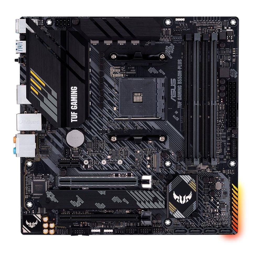 Placa Mãe Asus TUF Gaming B550M Plus AM4 DDR4 Micro ATX M.2 NVMe PCIe 4.0