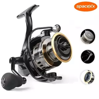 Molinete de Pesca Metal EVA HD1000-7000 com Arraste 10kg para Água Salgada e Mar alta qualidade-Spacexx