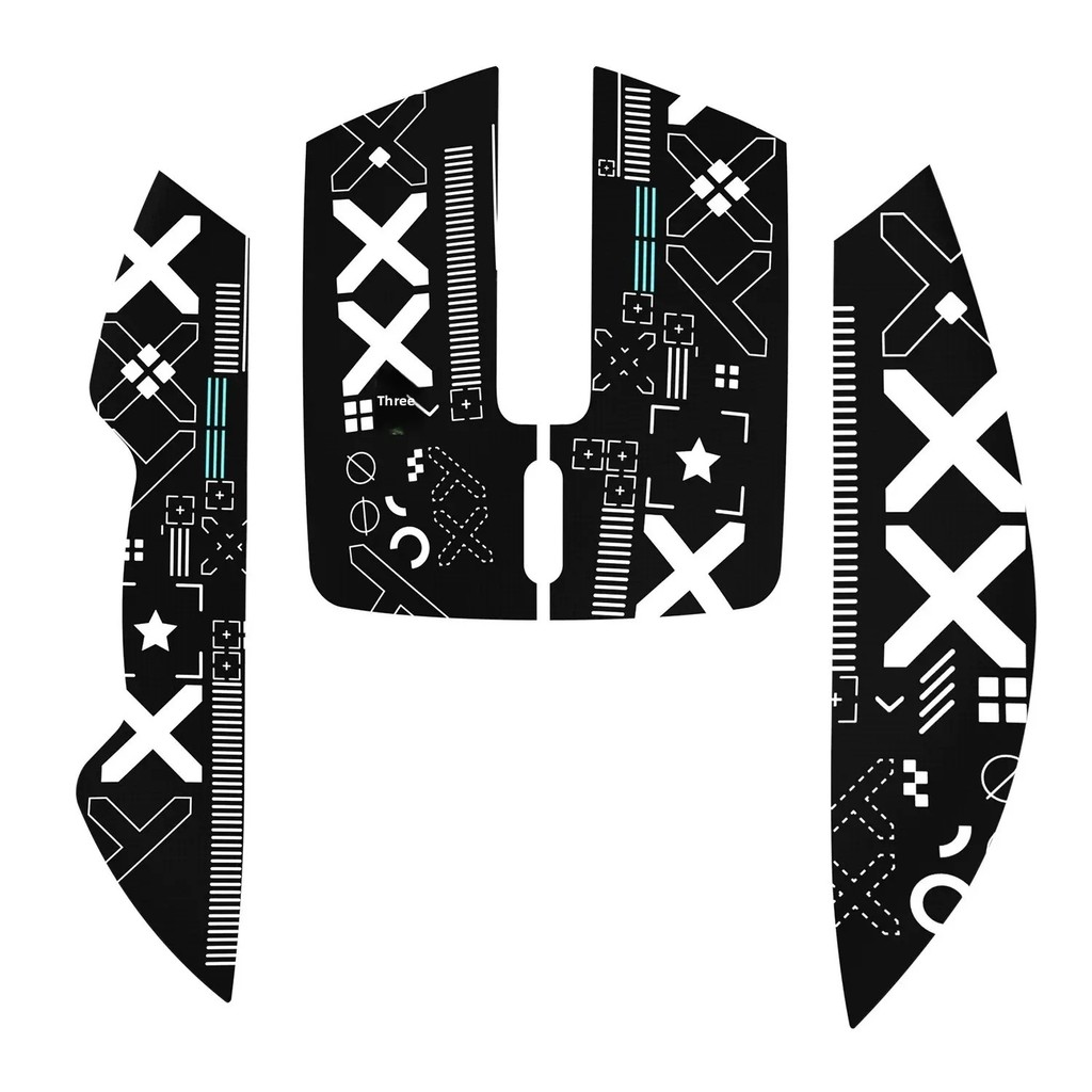 Adesivos Grip Tape Antiderrapantes p/ Mouse Attack Shark X11 Preto ...