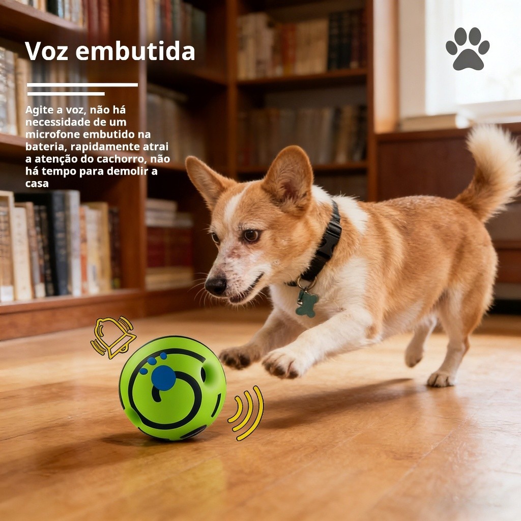Bola sonora interativa para cães - Cães
