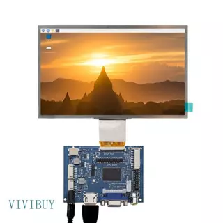 VIVI Display LCD 50Pin TTL LVDS Placa Controladora 1 2 VGA 2AV Para AT070TN90 92 94 Driver
