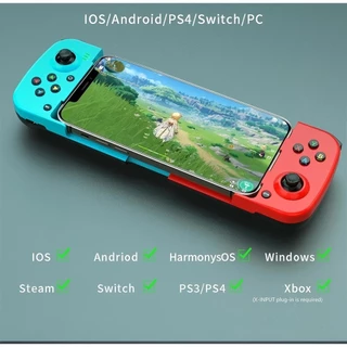 BSP-D3 Controle Gamepad Ajustável Telescópico Bluetooth Sem Fio para iOS E Android