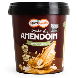 Pasta de Amendoim Crocante Zero Açúcar Sem Glúten 1,01KG