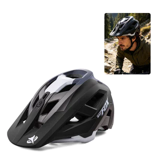 Capacete Mountain Bike Adulto, pala frontal, múltiplas ventilações, ajustável, leve para ciclismo de trilha