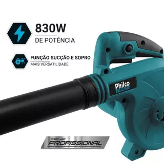 Soprador e Aspirador Philco PSA1000 275Km/h 16000RPM 830W