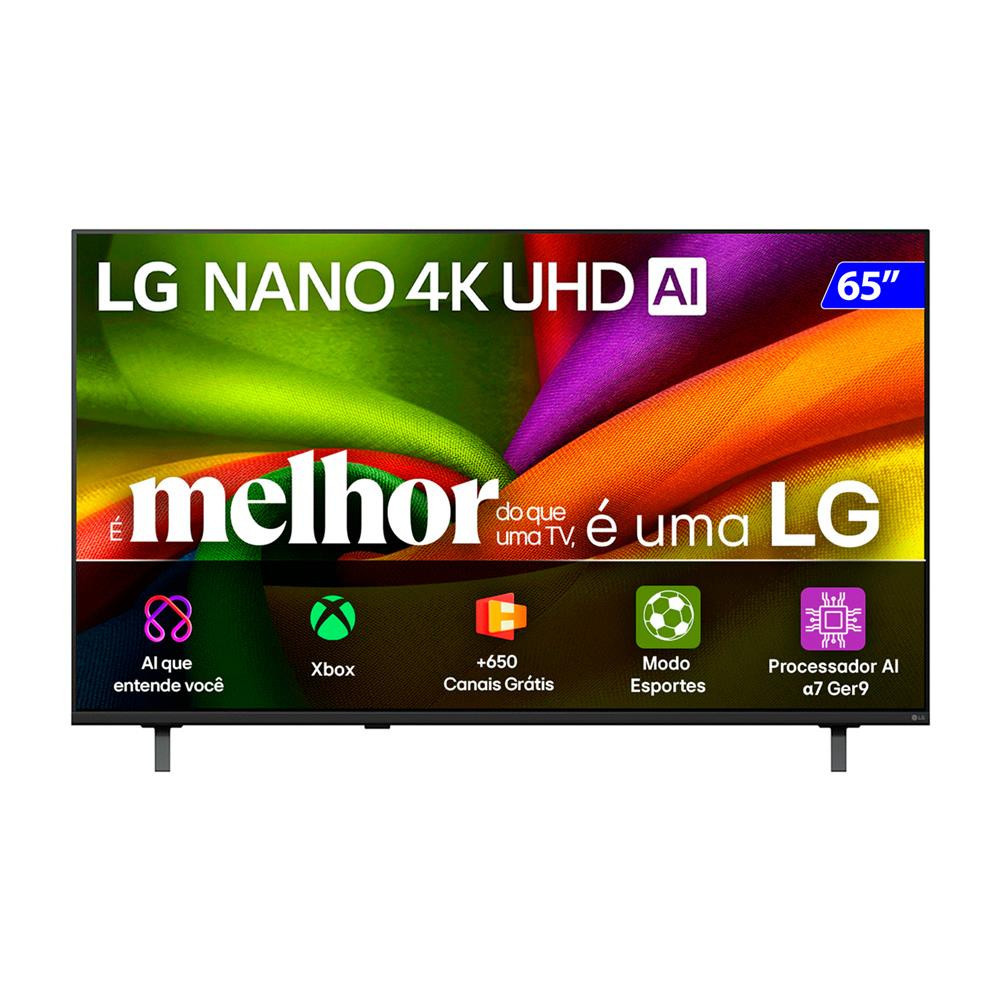 Smart TV 65NU850BPSA Nano UHD 65 4K Wi-Fi WebOS AI Sound Pro LG ...