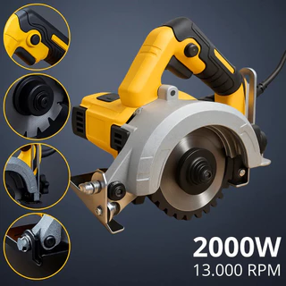 SERRA MÁRMORE PROFISSIONAL 2000W 4.1/2 PARA PISO MADEIRA em Oferta na Shopee