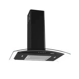 Coifa Parede Nardelli Vidro Curvo Clean 90cm Preta 127V 46010190-02 em Oferta na Shopee