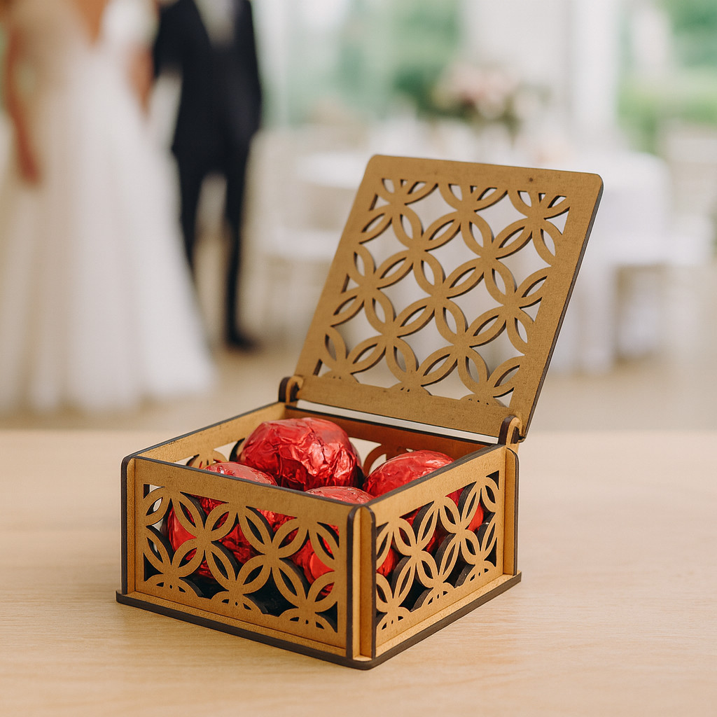 Caixinha Decorativa Lembrançinha Casamento Batizado