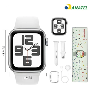 Smartwatch W29 Pro 2.15” IPS Bluetooth Chamadas IP68 NFC ECG marisa em Oferta na Shopee