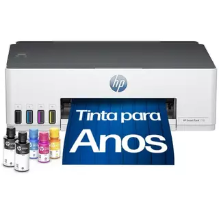 Impressora HP Smart Tank 210 Jato de Tinta Térmico Colorida Wi-Fi USB