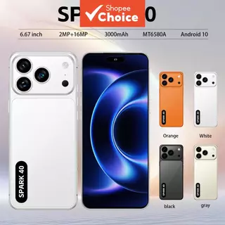 Best Seller SPARK 40 Android Phone HD Tela Grande Desbloqueio Facial Dual SIM Celular