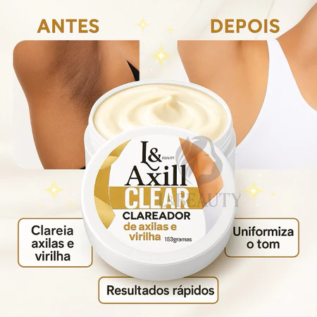 Creme para Cuidados da Pele Axilas e Virilha 150g L Beauty