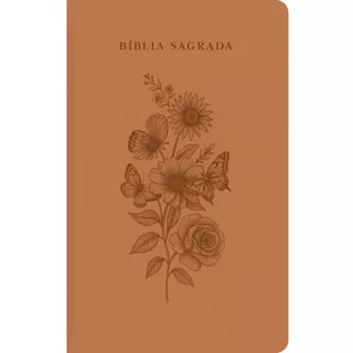 Bíblia Sagrada | NVT | Terracota Floral em Oferta na Shopee