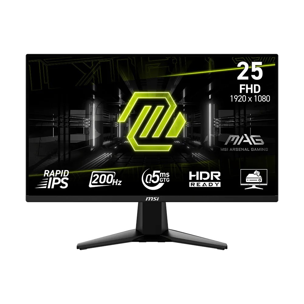Monitor LED FULL HD 24.5'' MSI MAG 255F E20 PLANO 200HZ 0.5MS IPS Preto ...
