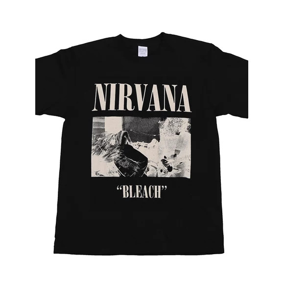 Camiseta Masculina Nirvana Bleach Estampa Atemporal Moderna Confortável ...