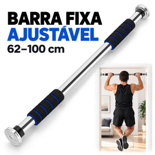 Barra Exercícios Porta Ajustável Regulável Até 60 a 100 Crossfit Calistenia Fitness Força