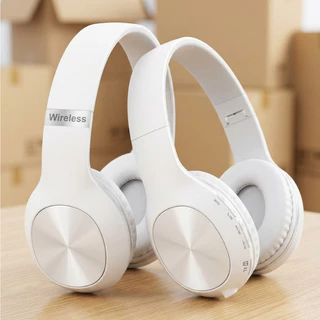 Fone De Ouvido Sem Fio Wireless Bluetooth Headset FM Cartão SD