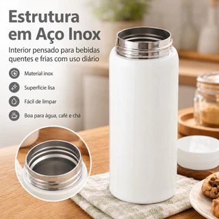 Mini Garrafa Térmica 200ml Copo de Bolso Aço Inox Leve Tampa Vedada Portátil Várias Cores Para Mochila e Escritório