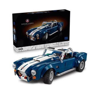 1241 PCS Compatível Lego Dodge Viper Shelby Cobra Retro Carro Esportivo Bloco de Construção Brinquedos