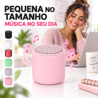 Caixa de Som Bluetooth Macaron Mini: Design Portátil, Música ao Lugar que Quiser