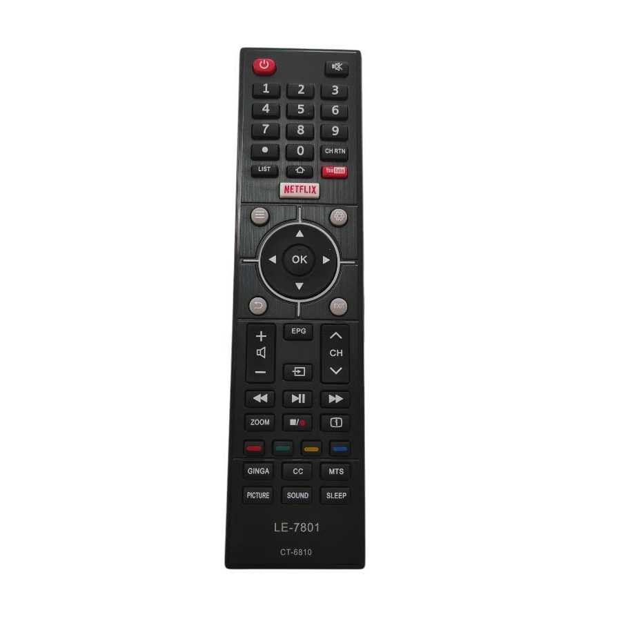 Controle Remoto compativel tv SEMP TCL 49K1US 55K1US LE-7801