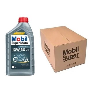 caixa 24L Oleo Mobil Super Moto 10w30 Titan Fan Start 160 4t 3l