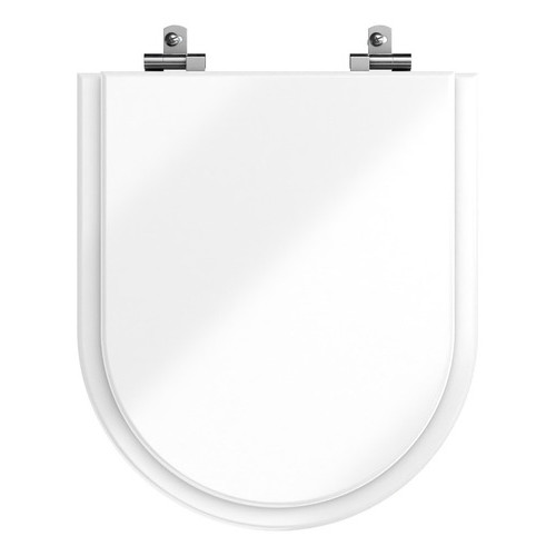 Tampa De Vaso Riviera Plus Branco Em Resina Moldada 