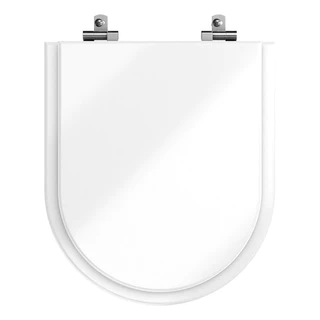 Tampa De Vaso Riviera Plus Branco Em Resina Moldada 