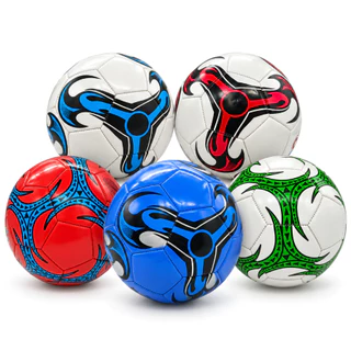 Bola de Futebol Infantil Tamanho Oficial 5 Colorida Costurada Campo