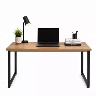 Mesa Escrivaninha Industrial 120x45cm Para Notebook Estudos Computador Escritório