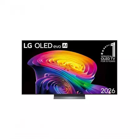 Smart TV LG OLED evo AI 4K C6 55 Pol 120Hz VRR 165Hz Dolby Vision Atmos webOS Preto Bivolt