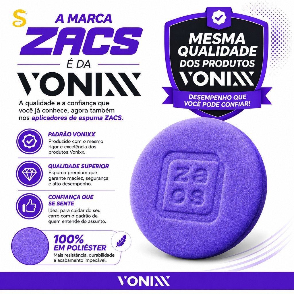 Cera Alien Ind. Remove Queimado Riscos Polimento + Aplicador Grande Zacs