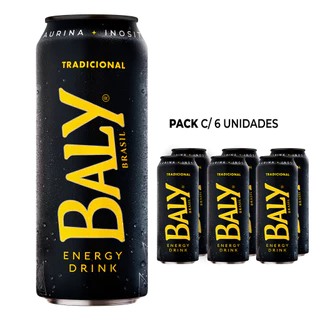 Energético Baly Tradicional 473ml x 6 UN
