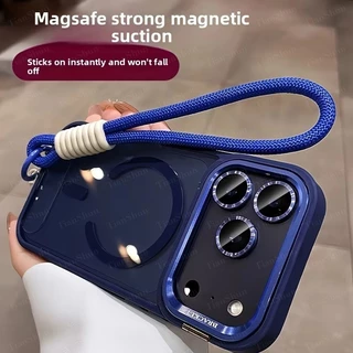 Capa De Telefone Magnética De Acrílico Transparente Compatível Com IPhone 18 17 16 15 14 13 12 11 Pro Max Plus À Prova D