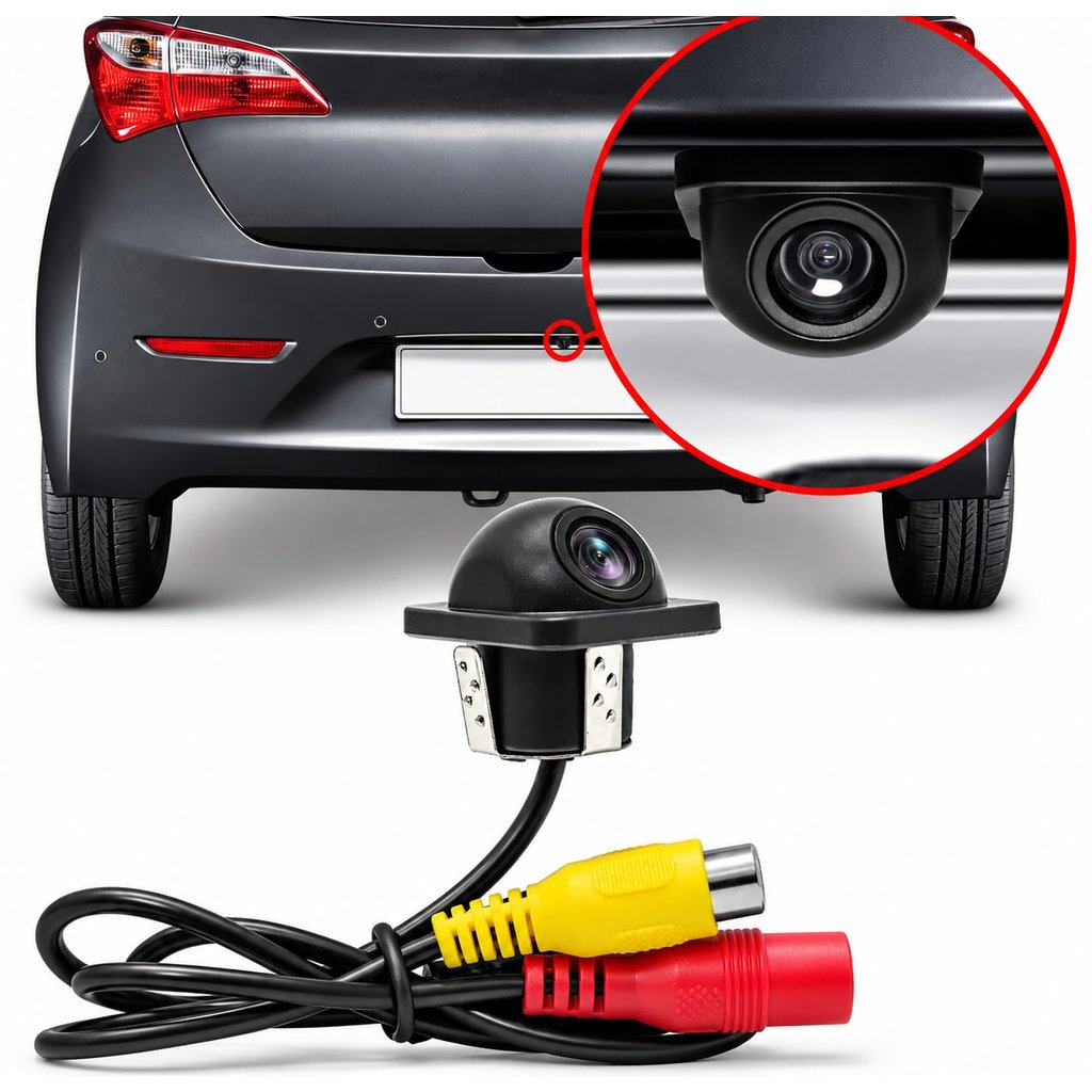 Mini Câmera Ré Automotiva Estacionamento Tartaruga Colorida | Shopee Brasil